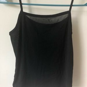 Black sheer tank
